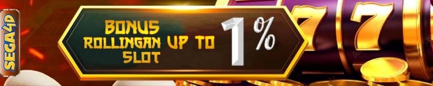 PROMOSI BONUS ROLLINGAN SLOT UP TO 0.7%
